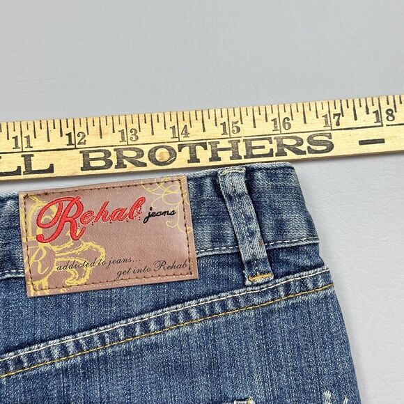 Vintage Rehab Jeans Mini Skirt Womens 11 Medium Wash Denim Y2K NOS - Picture 9 of 16